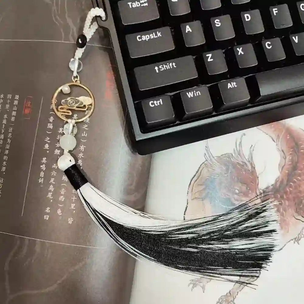 Keyboard tassel ornament