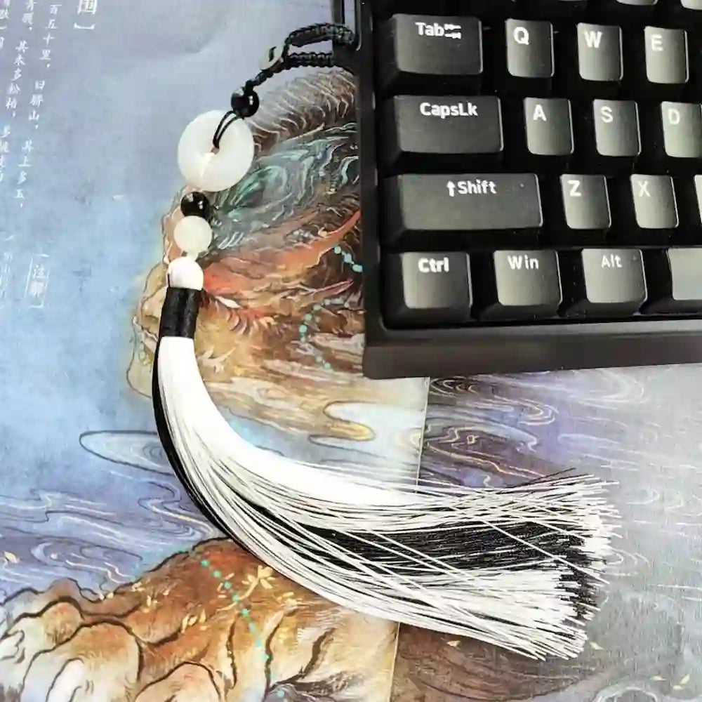 Keyboard tassel ornament