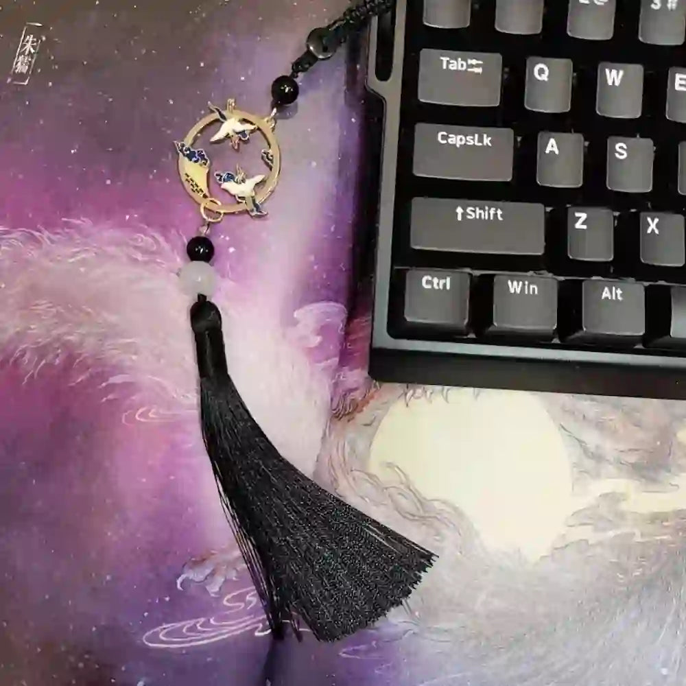 Keyboard tassel ornament