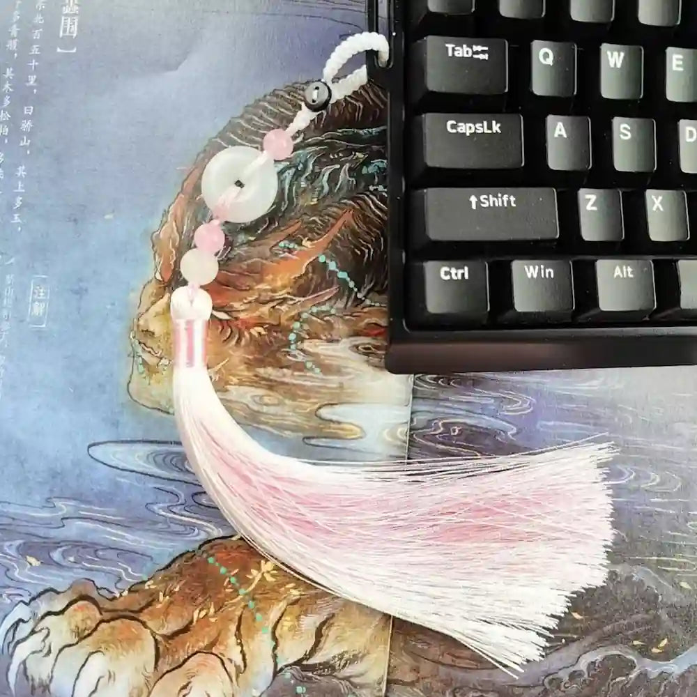 Keyboard tassel ornament