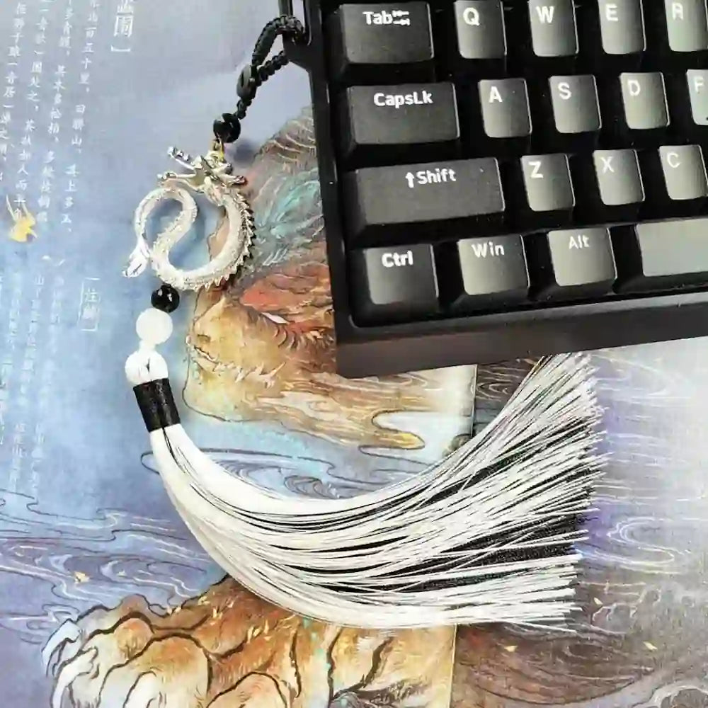 Keyboard tassel ornament